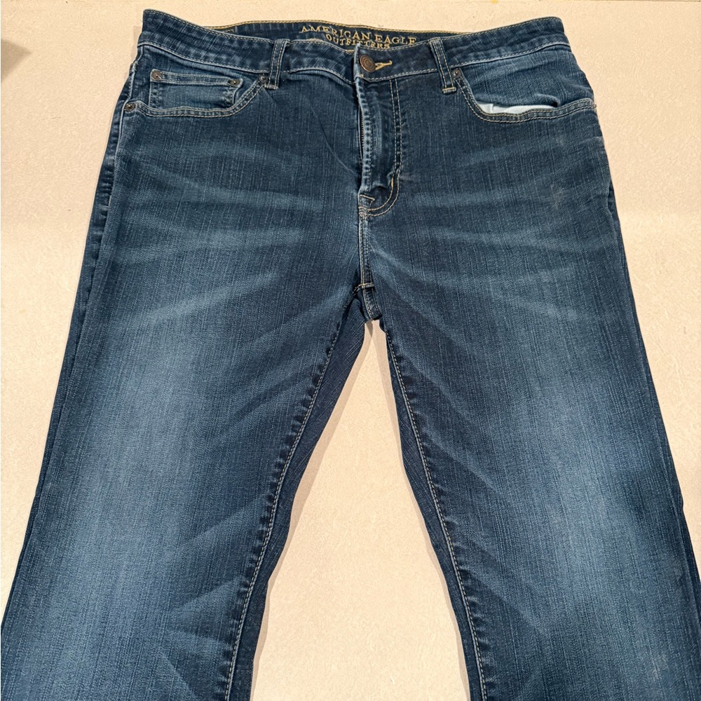 Dark Blue Denim Jeans